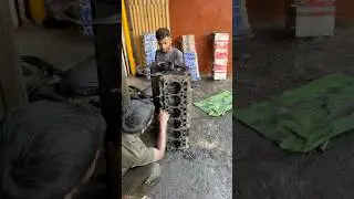 Euro engine sleeve removal tools #engine #tools  #mechanic #fyp