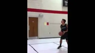 YMCA basketball dunk!
