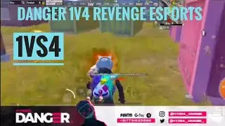 Hydra Danger 1V4 Revenge Esports In Scrims ||Danger 1v4 in Scrims #Hydra #1v4 #bgmi
