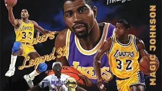 🟡🟣Magic Johnson, Lakers Legend 32  ☆SKILLS Compilation ☆