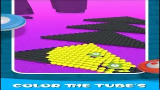 Paint Colors Roller 3D | Satisfying Color Fill Puzzle Gameplay (Android/iOS)