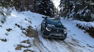 Dacia Duster 2020 4x4 Snow Offroad Driving Footage