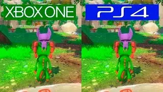 Yooka Laylee | PS4 VS ONE | GRAPHICS COMPARISON | Comparativa
