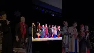 Ukrainian 🇺🇦 #christmas play in #Prague #christmastree #czech #xmasevent #carol #travel #travelblog