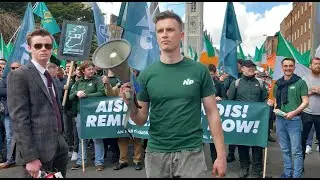 Remigration Now! National Party Active at Huge Rally in Dublin