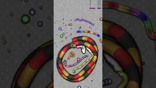 Worm 🪱 Merge.io | Snack Like a Champion #snackgame #wormszoneio #wormszone #ytgamesshorts slither.io