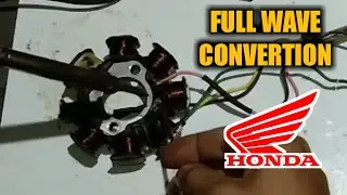 How to - Motorcycle Stator Full Wave Convertion