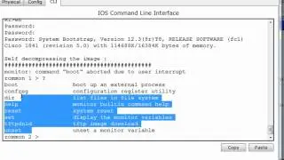 How to recover a password on a Cisco router? - Packet Tracer