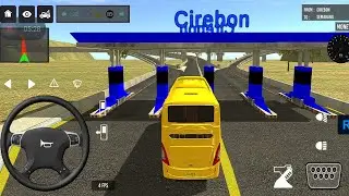 🚌 Real Cirebon to Semarang Bus Adventure | Indonesian Bus Simulator 2025 Gameplay with Toll Road