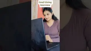 GenZ Giving Interview Be Like 😂 | HR Be Confused 😭 #shorts #funny #reels #interview #viral #trending