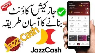 Jazzcash Account bananey ka tarika | jazzcash account kaise banain | create jazzcash account 2026