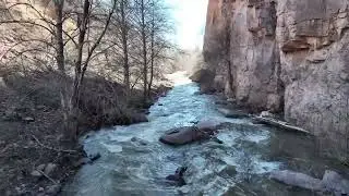 flying the blue river