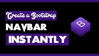 How to Create a Bootstrap Navbar INSTANTLY! Responsive Bootstrap Navbar