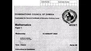 2022 GCE Mathematics Paper 1 Q11-23 Part B Explained