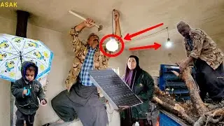 The caliph provided electricity and firewood for Balqis, a nomad woman.
