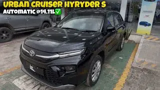 *UPDATED* Toyota Urban Cruiser Hyryder S AT @14.11L - Most Valued Varient✅