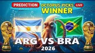 Argentina vs Brazil &ndash; Who Wins FIFA 2026 New Octopus Prediction!