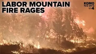 Labor Mountain Fire near Cle Elum consumes 35,000 acres, more fire support on its way