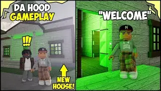 MY LIL SISTER BOUGHT HER FIRST HOUSE! 😲🔥 (ROBLOX) DA HOOD GAMEPLAY @23kLai