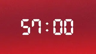 57 Minute Frequency Focus | Aura Timer | Red Edition | NX