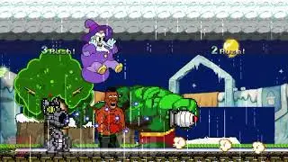 REQUESTED BY @Flazeroz123-i8s: IWBTG Bosses vs Cuphead DLC Bosses (REMATCH) - Mugen Battle