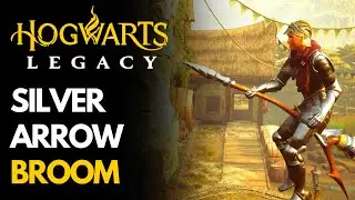 Silver Arrow Broom Hogwarts Legacy