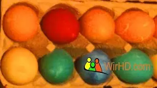 Eier F&auml;rben Ostereier Bemalen Coloring Easter Eggs Eier anmalen Basteln zu Ostern Ostergeschenk