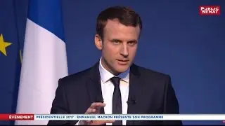 REPLAY.  Le programme de Macron sur le travail