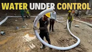 How Foundation Drainage Is Done on Construction Site | Prevent Water Damage | Ep. 6