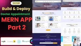 Doctor Appointment MERN Full Project (Part 2) | Build Homepage + Footer | MERN Project Tutorial