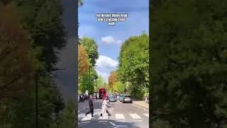 Walking the famous Beatles Abbey Road   Cross walk #abbeyroad  #thebeatles #londontour