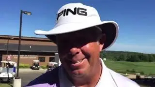 Kirk Triplett talks about his win in @AmFamChamp