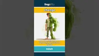 🇬🇧 Change Meaning : Flash Card : Learn English Vocabulary