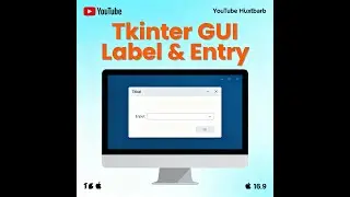 🐍 Py4Kidze Day-2 | Understanding Labels & Entry Widgets in Tkinter | Build Your First Input Form