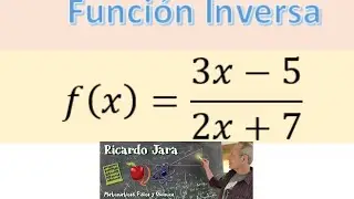 Función Inversa Ejercicio Resuelto Paso a Paso
