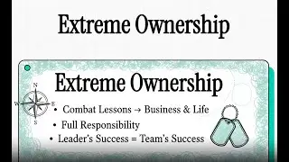 🤝 Extreme Ownership: How Navy SEALs Lead and Win