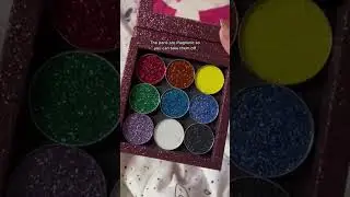 Worlds sparkliest palette! #glitter #eyeshadow #makeup