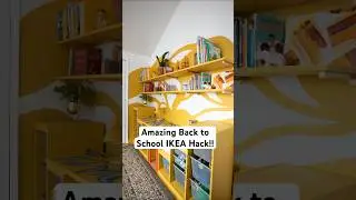 Amazing back to school Ikea TROFAST hack!! ￼#diyproject #backtoschool #ikeahack #desk