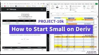 How to Start Small Project 10k on Deriv -TMNmedia
