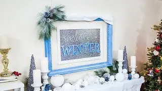 DIY Winter Sign &ndash; Home & Family