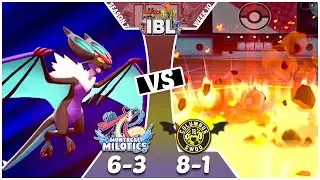 NOIVERN DROPS A DRACO!! | IBL S7W10 | Montreal Milotics vs Columbus Swoo Pokemon Draft League Format