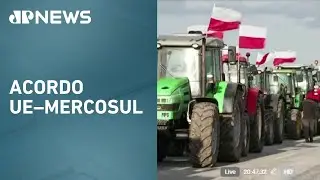Produtores rurais protestam contra acordo entre União Europeia e Mercosul