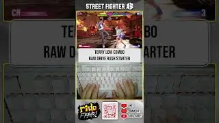 TERRY STREET FIGHTER 6 RAW DRIVE RUSH COMBO #streetfighter #sf6 #fgc #gameplay #terrybogard #bnb