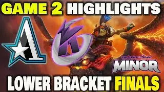 TEAM ASTER VS KEEN GAMING Game 2 SLI Minor Season 3 China Qualifier Lower Bracket Finals