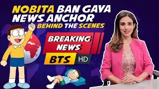 Nobita ban gaya News Anchor | Simaran Kaur | Nobita | Doraemon | NewsRoom| BTS