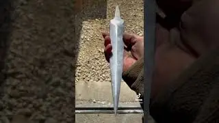 Rapide r&eacute;sum&eacute; de la fabrication d&rsquo;une dague de chasse en stock r&eacute;mo #coutellerie #artisanal