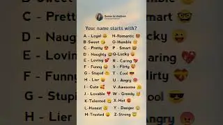 your name starts with 💙 / Instagram trending reels / Trending name status / #love#name#quotes#reels