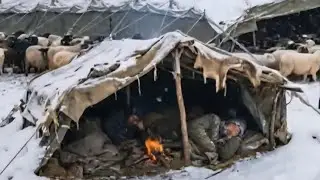 Best In A Sheep Shepherd Lifetyle Snowfall Organic Food Cooking Eating Beautiful Forest Enviroment🇳🇵