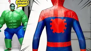 Trying to Suit up ULTIMATE SPIDER-MAN Costume but HULK Smash