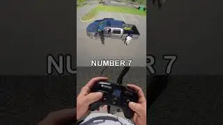 Trying to fly under a truck with fpv drone!